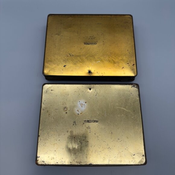 Vtg Set Tindeco Liberty Bell First Note Birth of our Nations Flag Centennial Tin - Picture 4 of 10